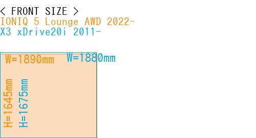 #IONIQ 5 Lounge AWD 2022- + X3 xDrive20i 2011-